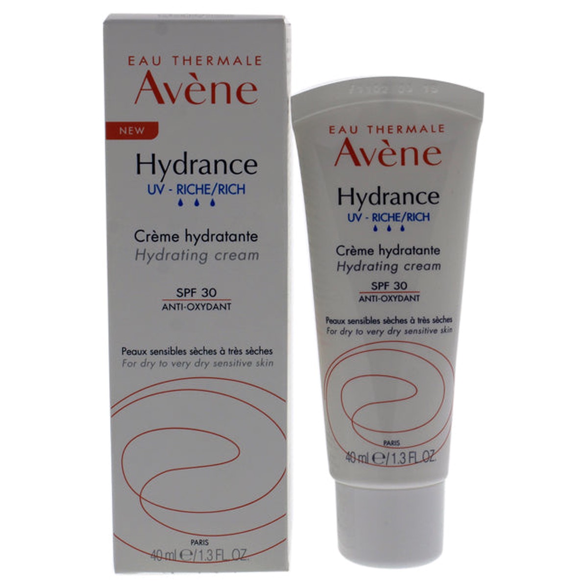 Avene Hydrance Rich Hydrating Cream SPF 30 by Avene for Unisex - 13 oz Cream