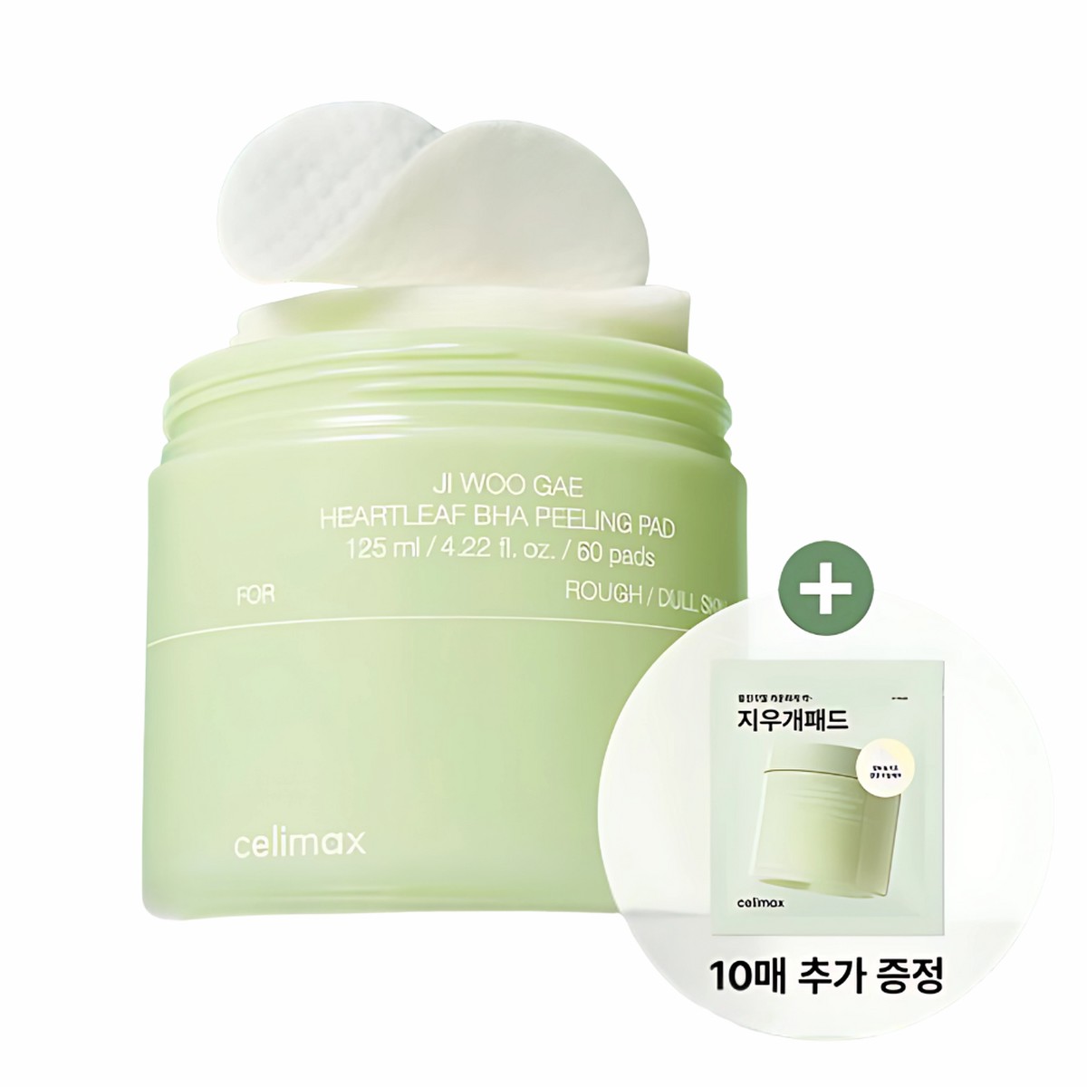 celimax Jiwoogae Heartleaf BHA Peeling Pad 60P Set (10P)