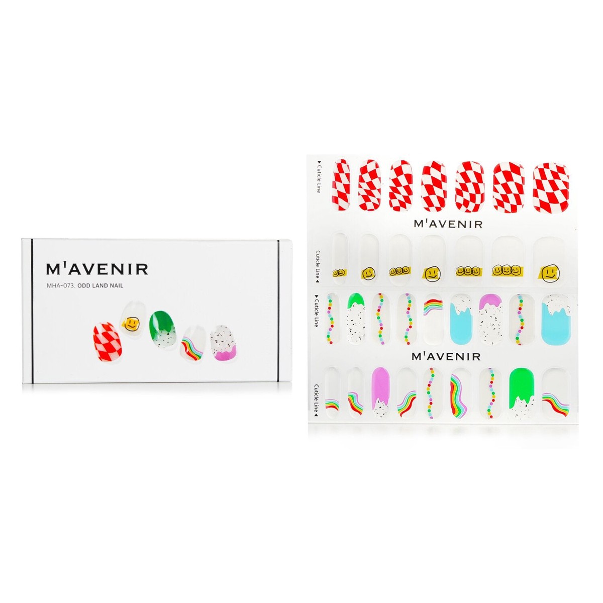 Mavenir Nail Sticker (Patterned) - Odd Land Nail 32pcs