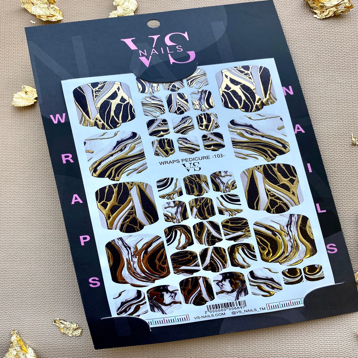VS NAILS Pedicure Wraps Nr103