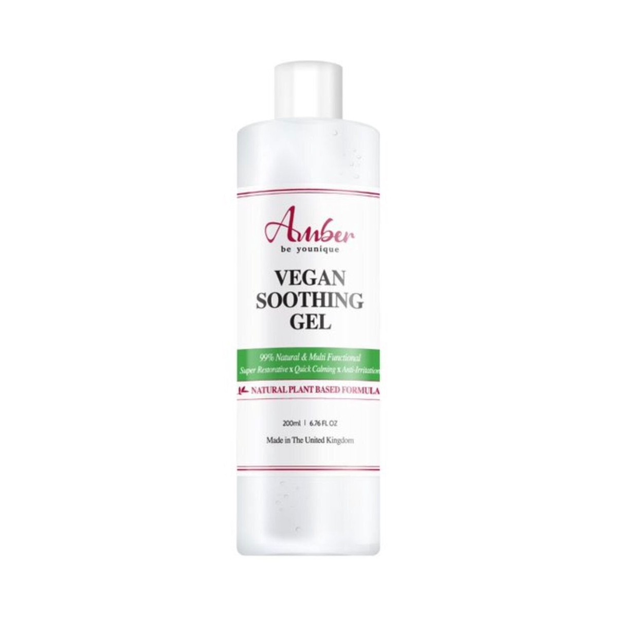 AMBER be younique Vegan Soothing Gel 200ml
