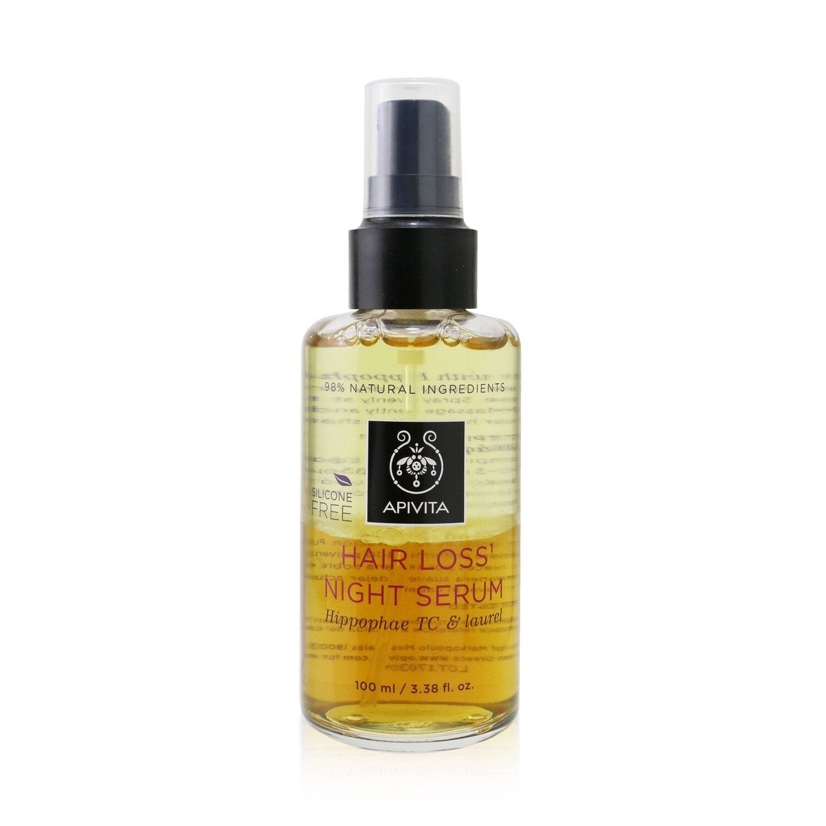 Apivita Hair Loss Night Serum with Hippophae TC Laurel (Box Slightly Damaged) 100ml338oz