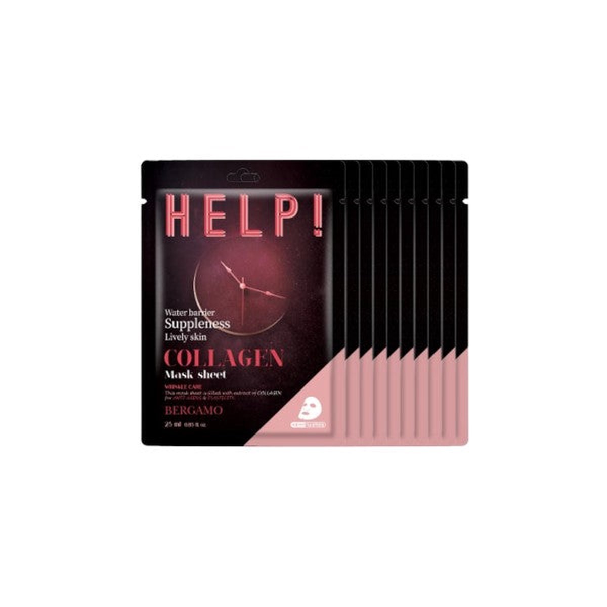 Bergamo Help Mask Pack Collagen 25ml 10ea