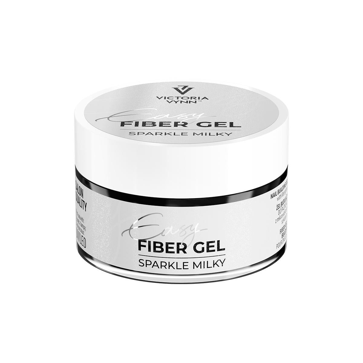 Victoria Vynn Easy Fiber Gel with glass fiber Sparkle Milky 15ml