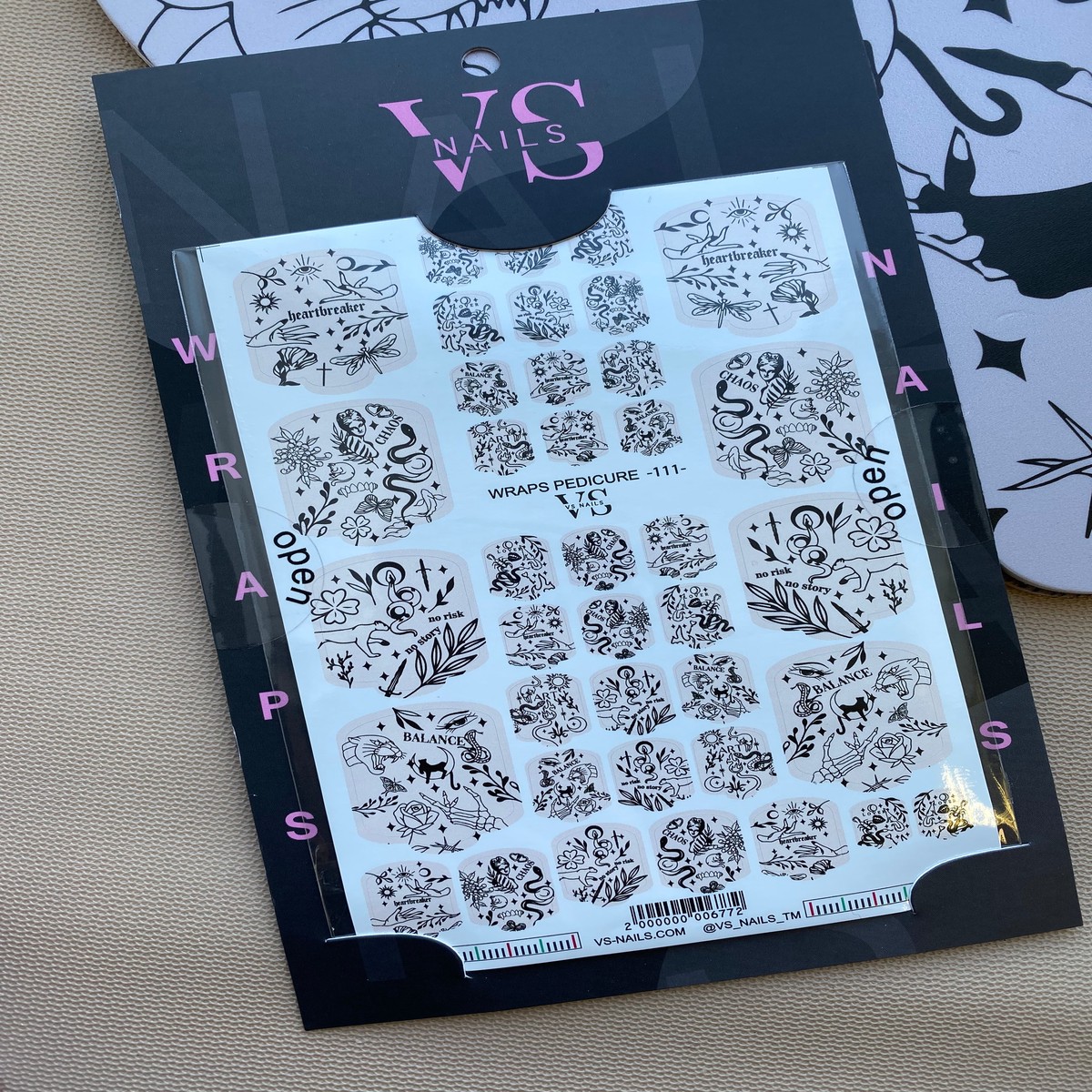 VS NAILS Pedicure Wraps Nr135