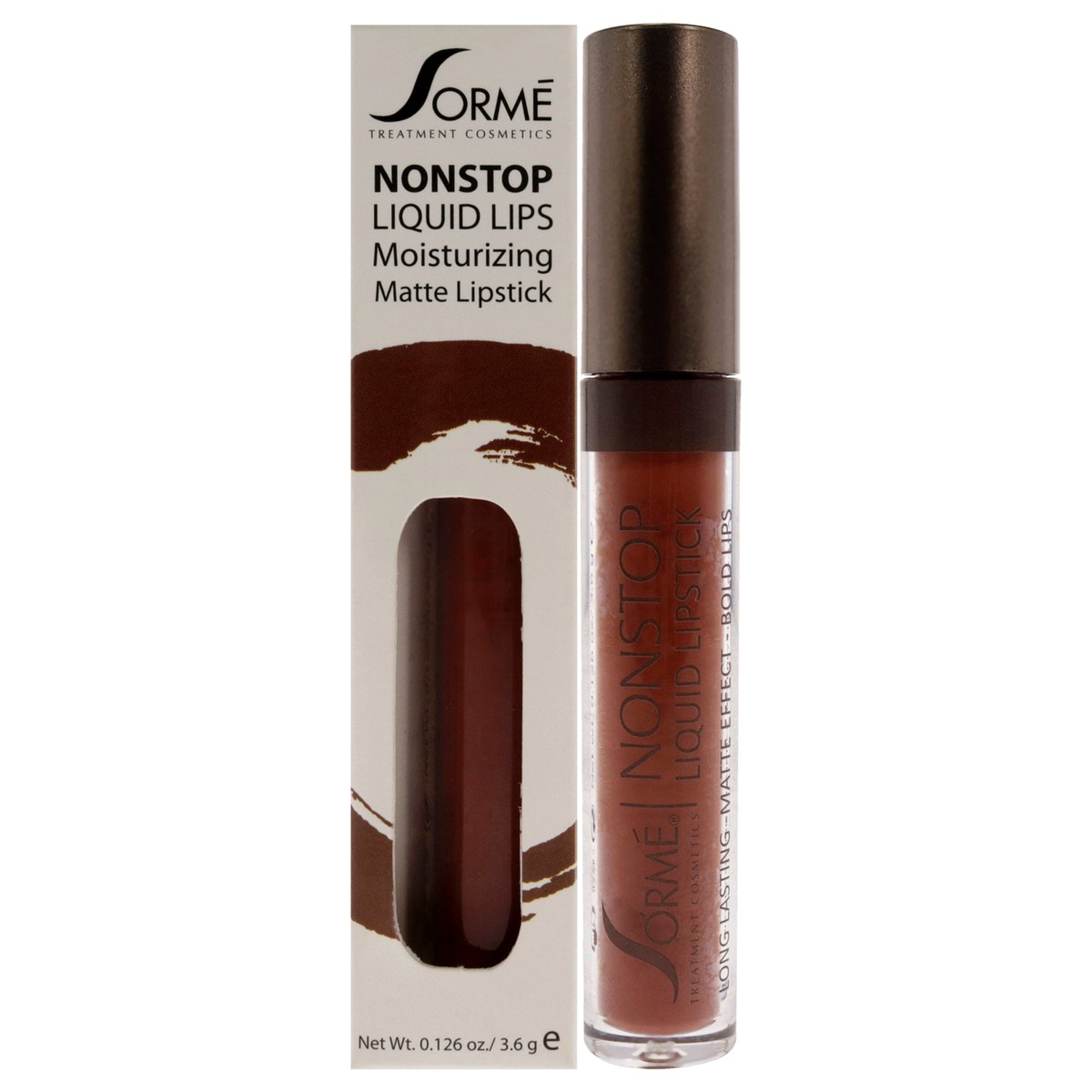 Sorme Cosmetics Nonstop Moisturizing Matte Liquid Lipstick - 270 Delight by Sorme Cosmetics for Women - 0126 oz Lipstick