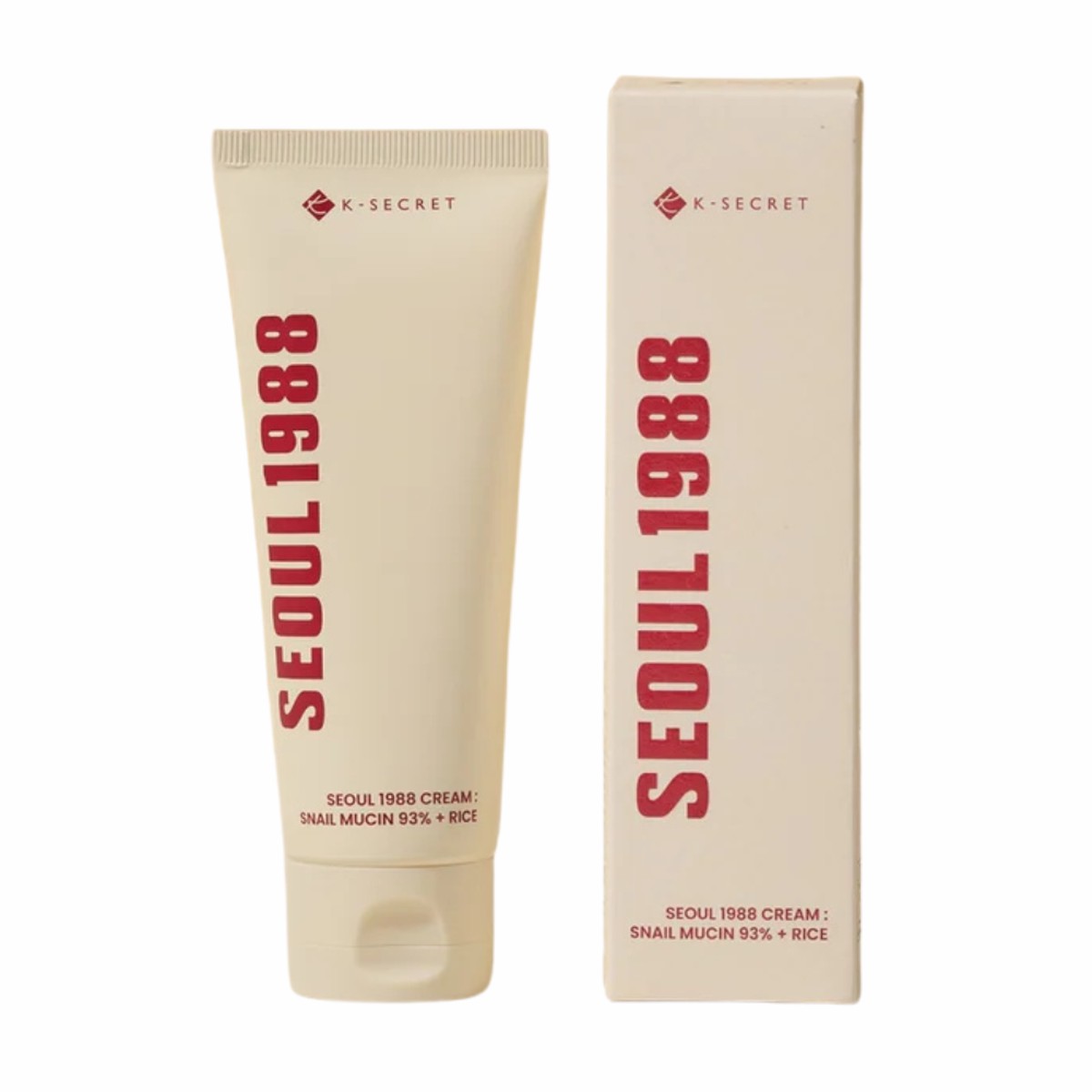 K-SECRET SEOUL 1988 Cream Snail Mucin 93 Rice 100ml