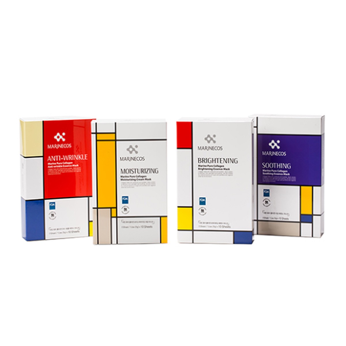 MARINECOS Marine Pure Collagen Essence Mask 25g5ea - 4 Types