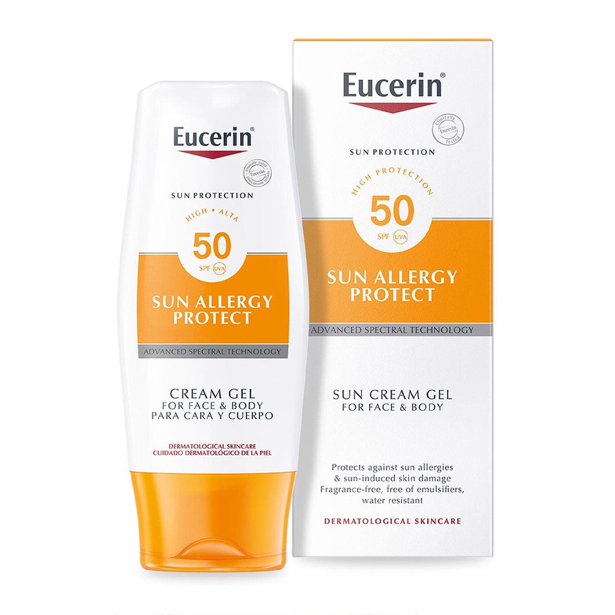 Eucerin Sun Allergy Protect Sun Crme Gel SPF50 150ml