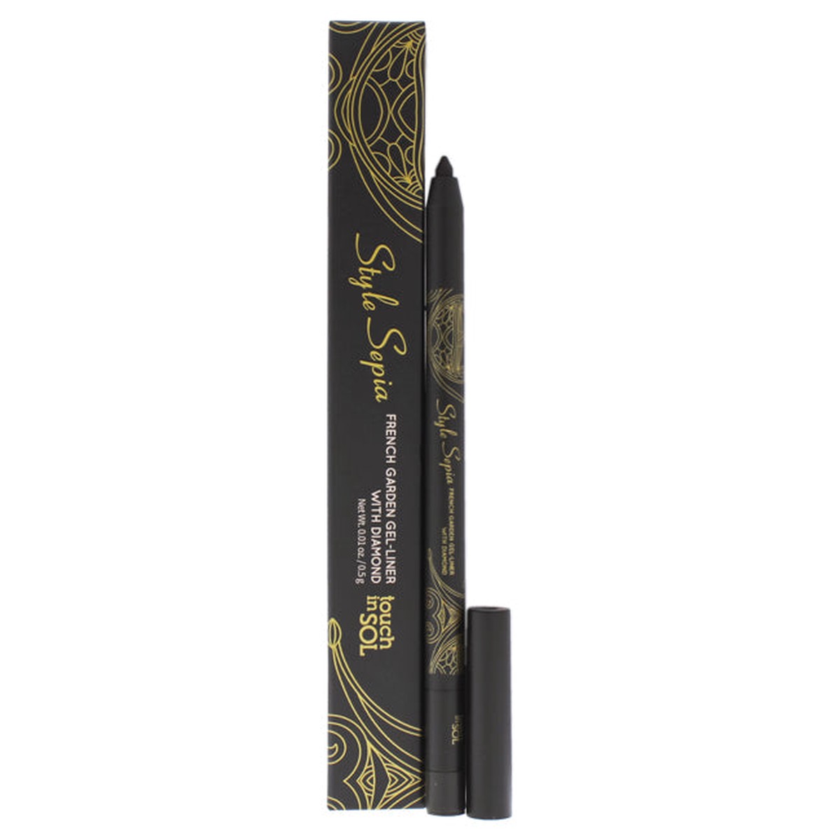 Touch In Sol Style Sepia French Garden Gel-Liner with Diamond - Chocolat by Touch In Sol for Women - 001 oz Eyeliner