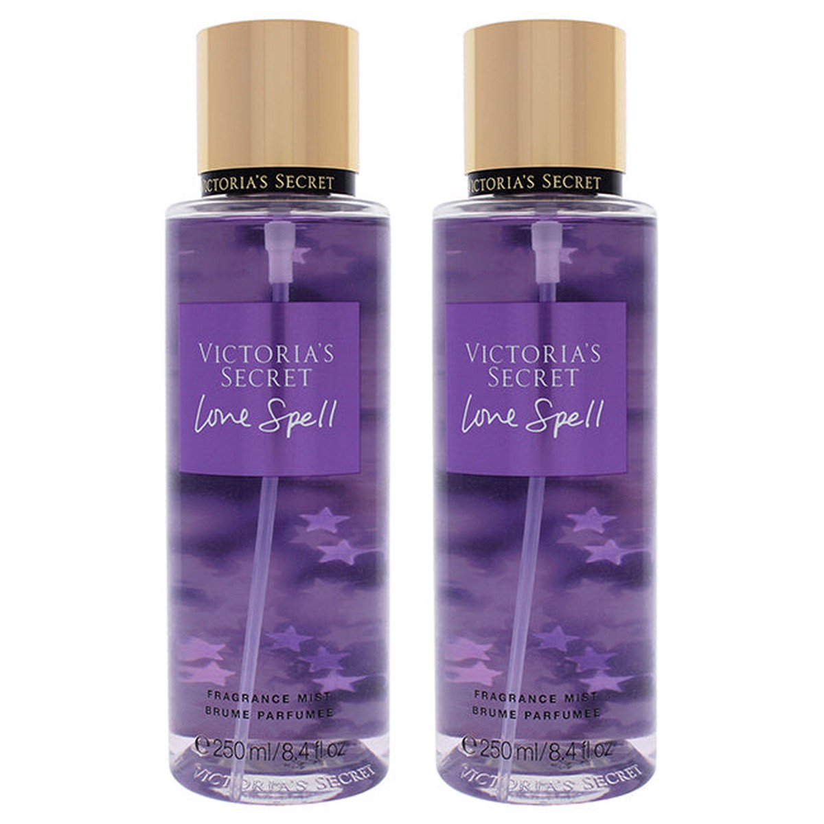 Victorias Secret Love Spell by Victorias Secret for Women - 84 oz Fragrance Mist - Pack of 2