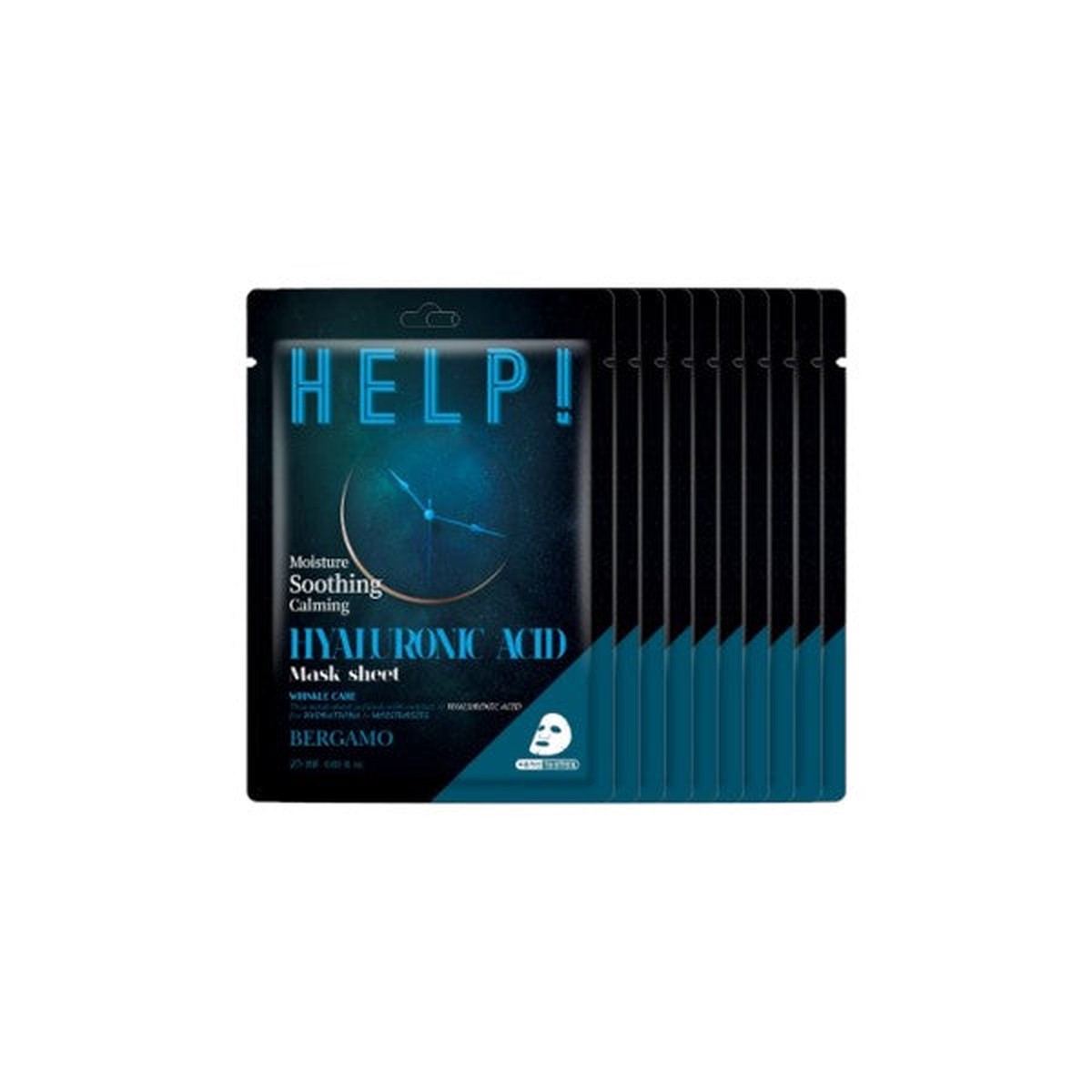 Bergamo Help Mask Pack Hyaluronic Acid 25ml 10ea