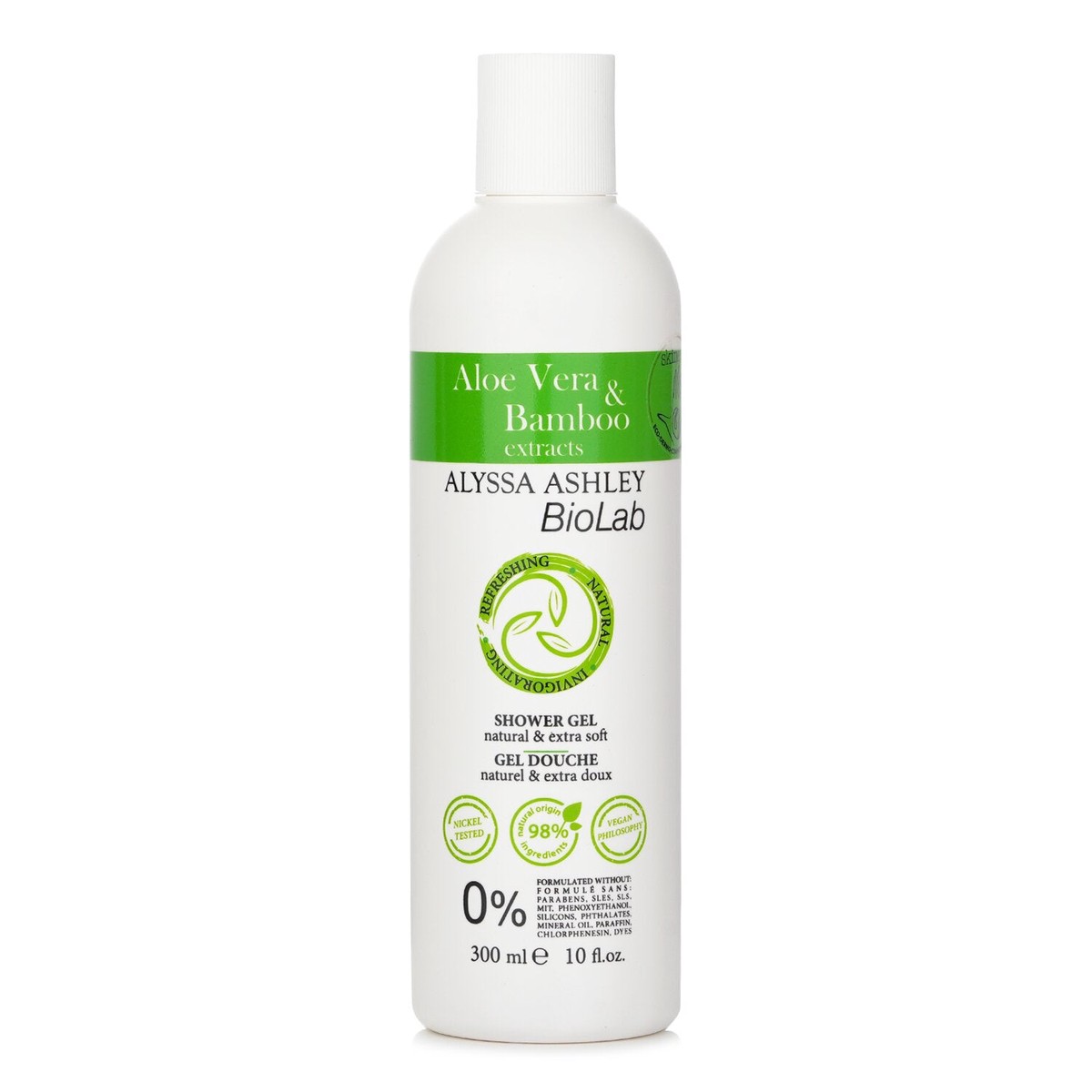 Alyssa Ashley Biolab Aloe Vera Bamboo Shower Gel 300ml10oz