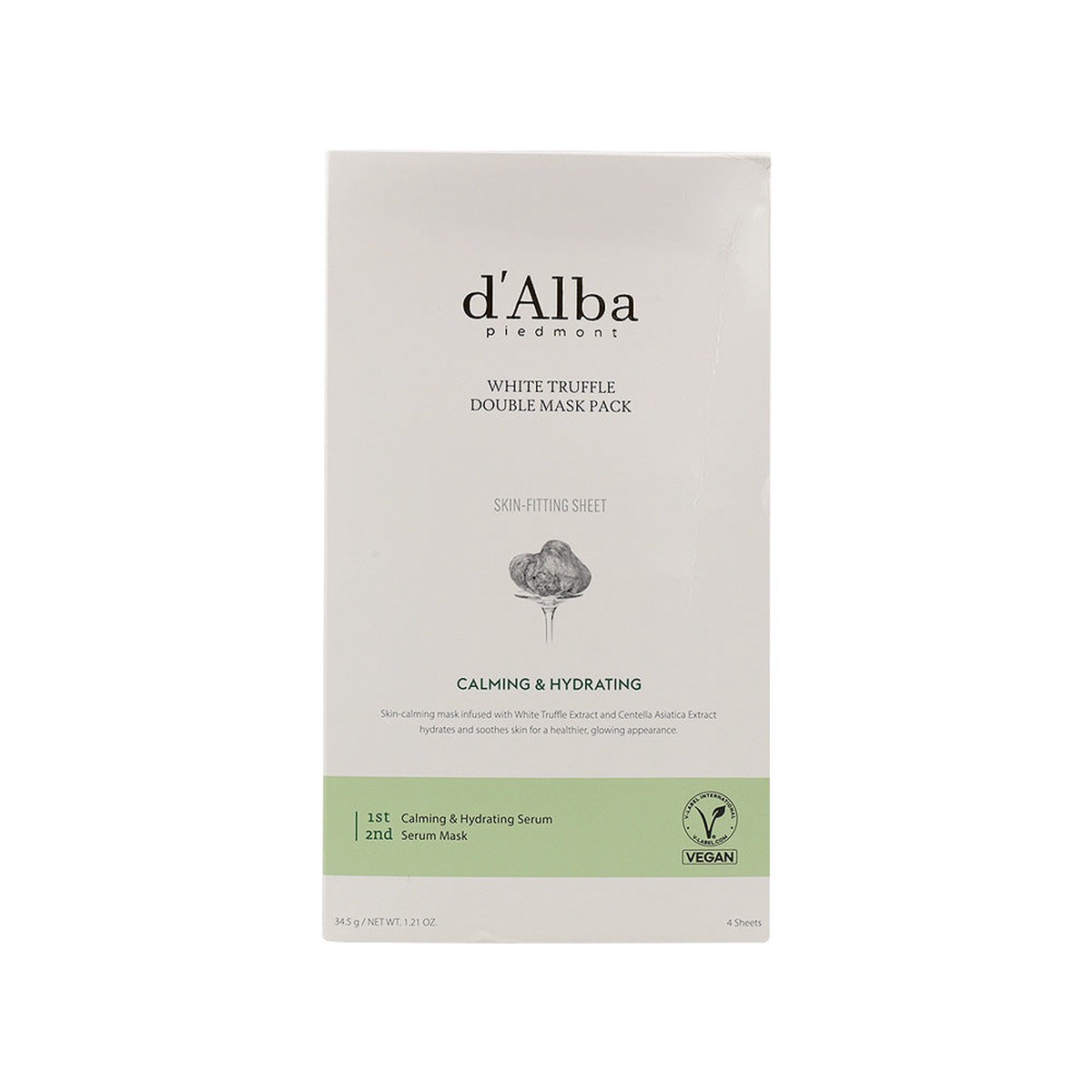 dAlba White Truffle Double Mask Pack (Calming) 325g