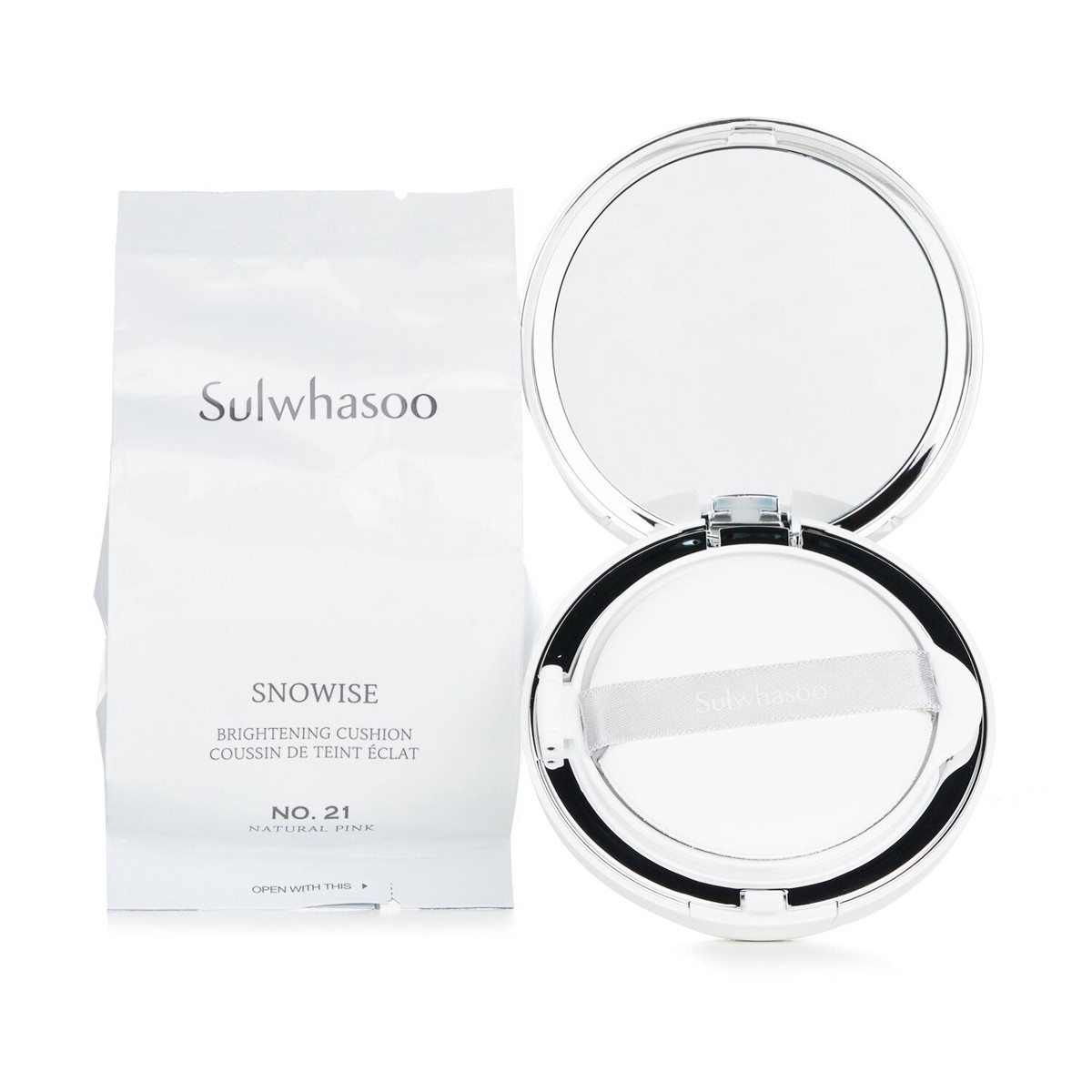 Sulwhasoo Snowise Brightening Cushion SPF50 - No21 Natural Pink 2x14g049oz