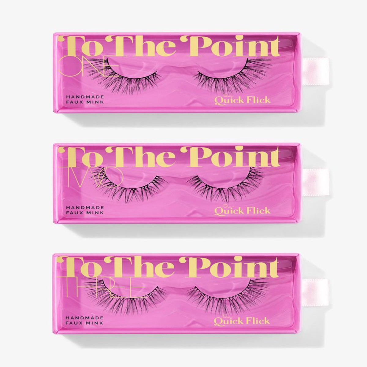 The Quick Flick False Lashes To The Point