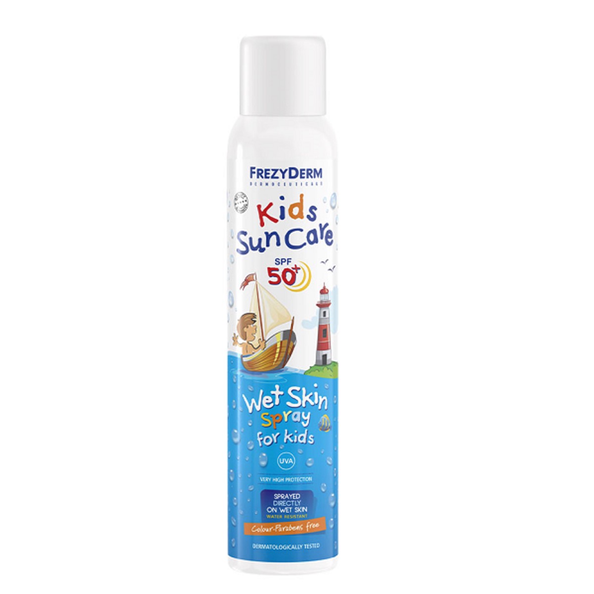 Frezyderm - Kids Suncare SPF 50 Wet Skin Spray For Kids