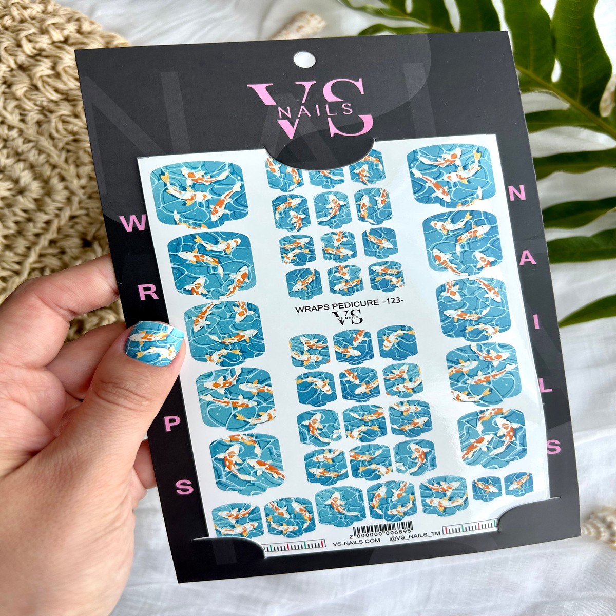 VS NAILS Pedicure Wraps Nr123