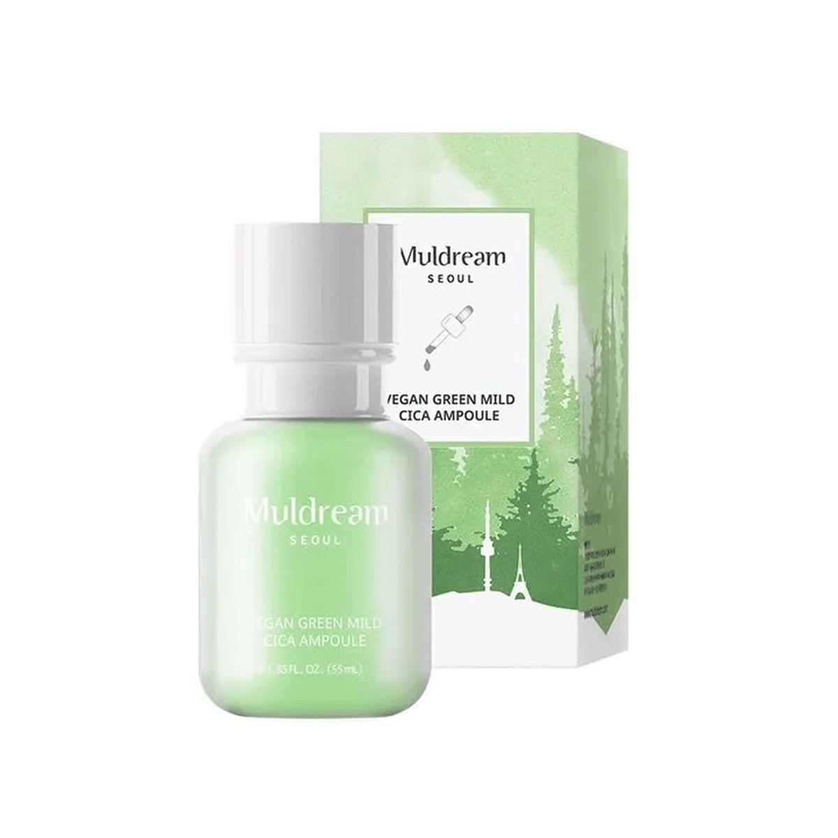 Muldream Vegan Green Mild Cica Ampoule 55ml