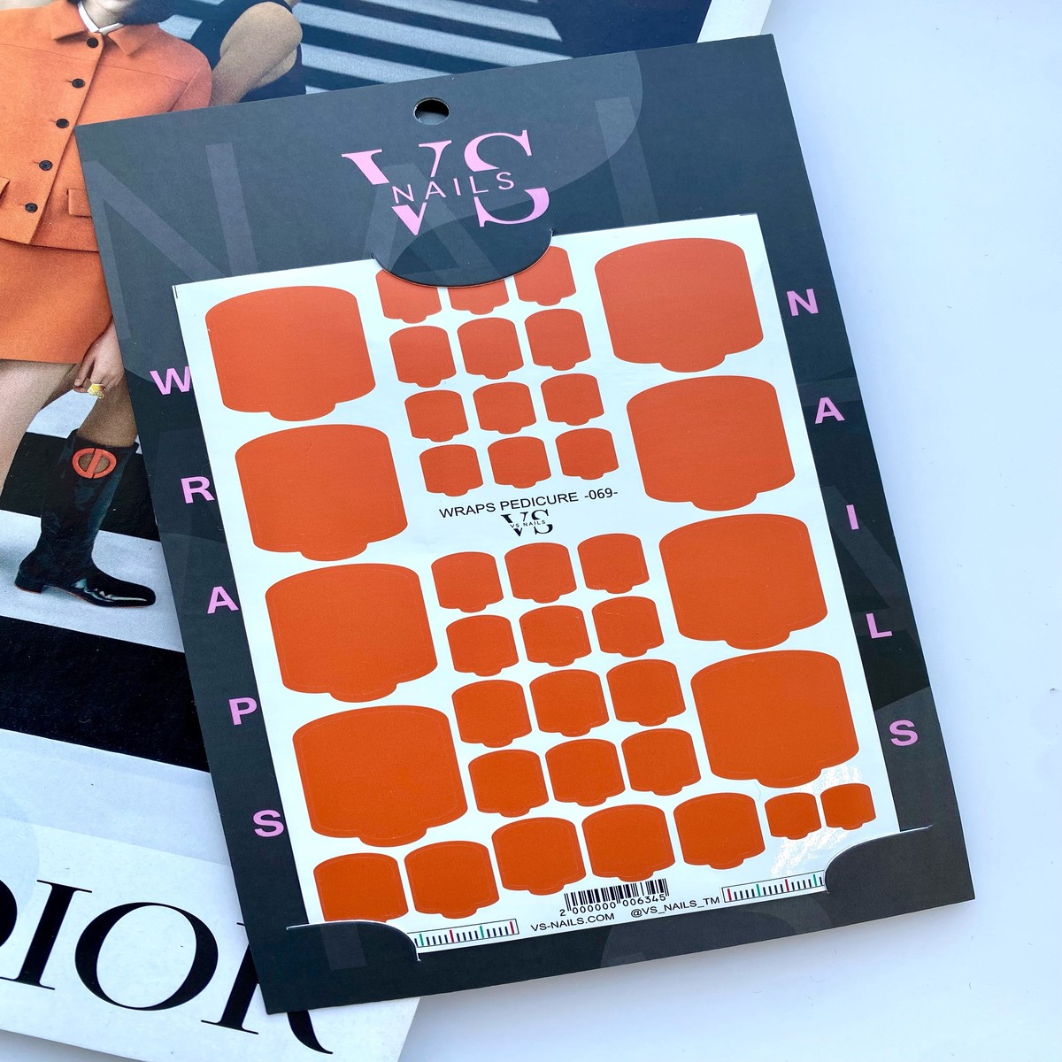 VS NAILS Pedicure Wraps Nr69