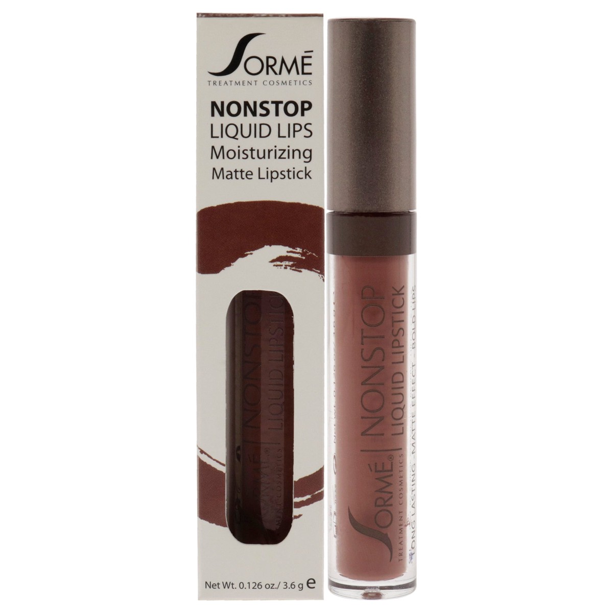 Sorme Cosmetics Nonstop Moisturizing Matte Liquid Lipstick - 275 Orchid by Sorme Cosmetics for Women - 0126 oz Lipstick