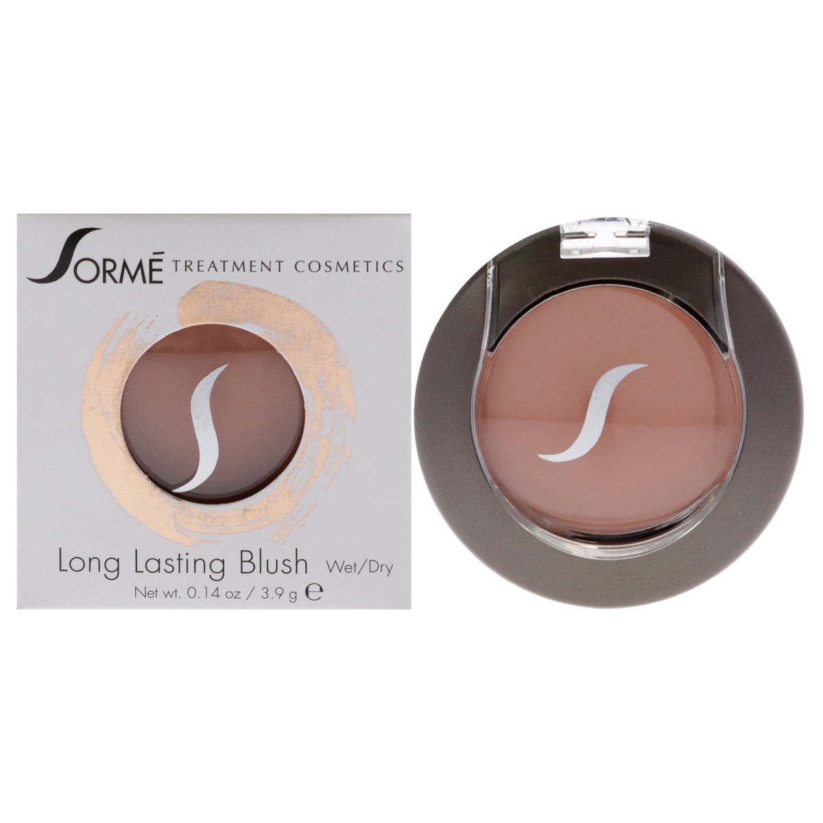 Sorme Cosmetics Wet and Dry Long Lasting Blush - Natural Blush by Sorme Cosmetics for Women - 014 oz Blush