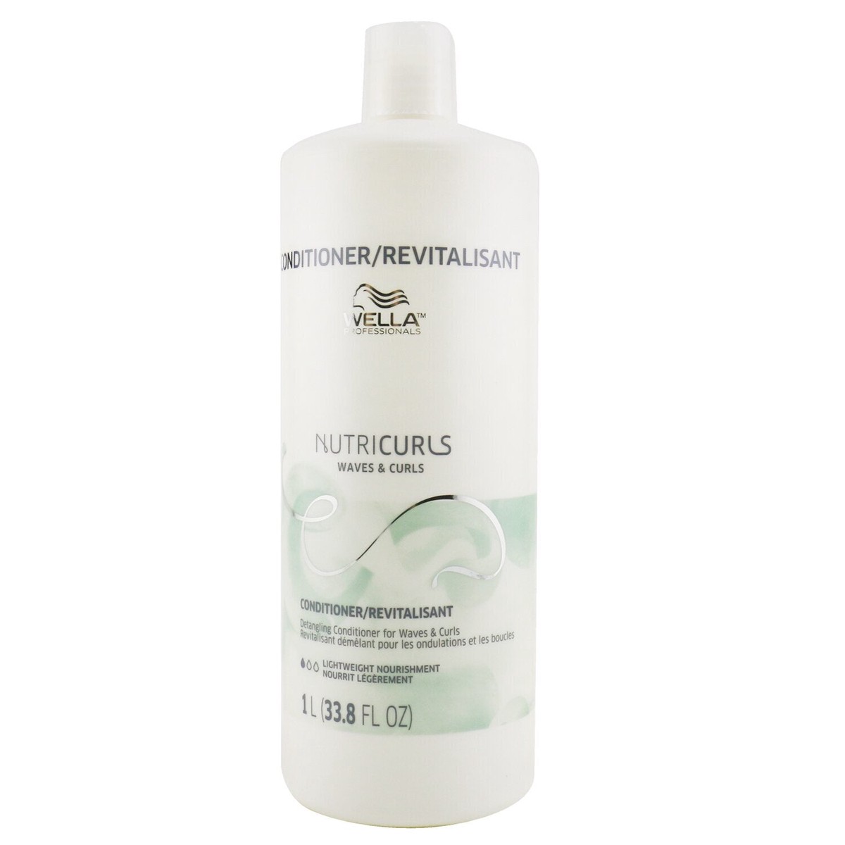Wella Nutricurls Detangling Conditioner (For Waves Curls) 1000ml338oz