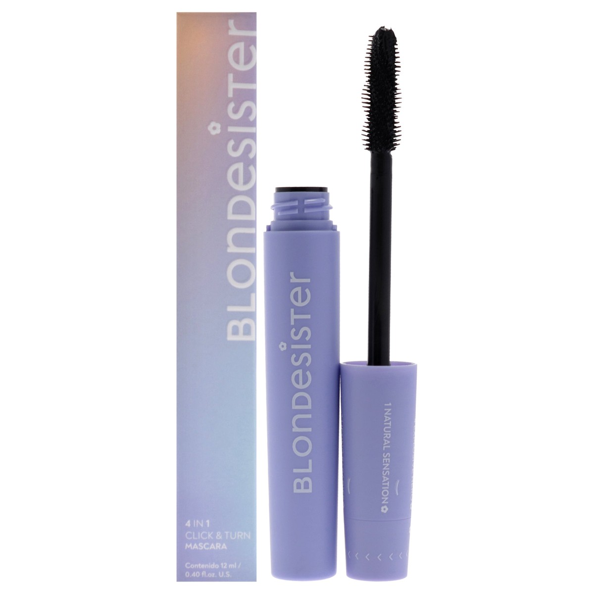 Blondesister 4 in 1 Click and Turn Mascara - 01 Ultra Black by Blondesister for Women - 040 oz Mascara