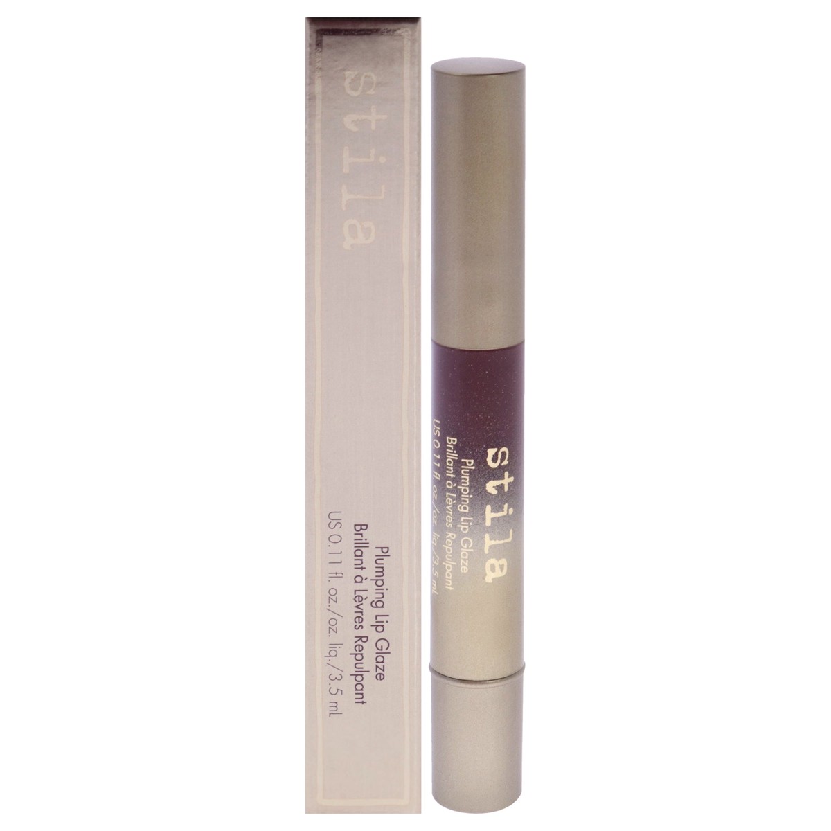 Stila Plumping Lip Glaze - Maple by Stila for Women - 011 oz Lip Gloss