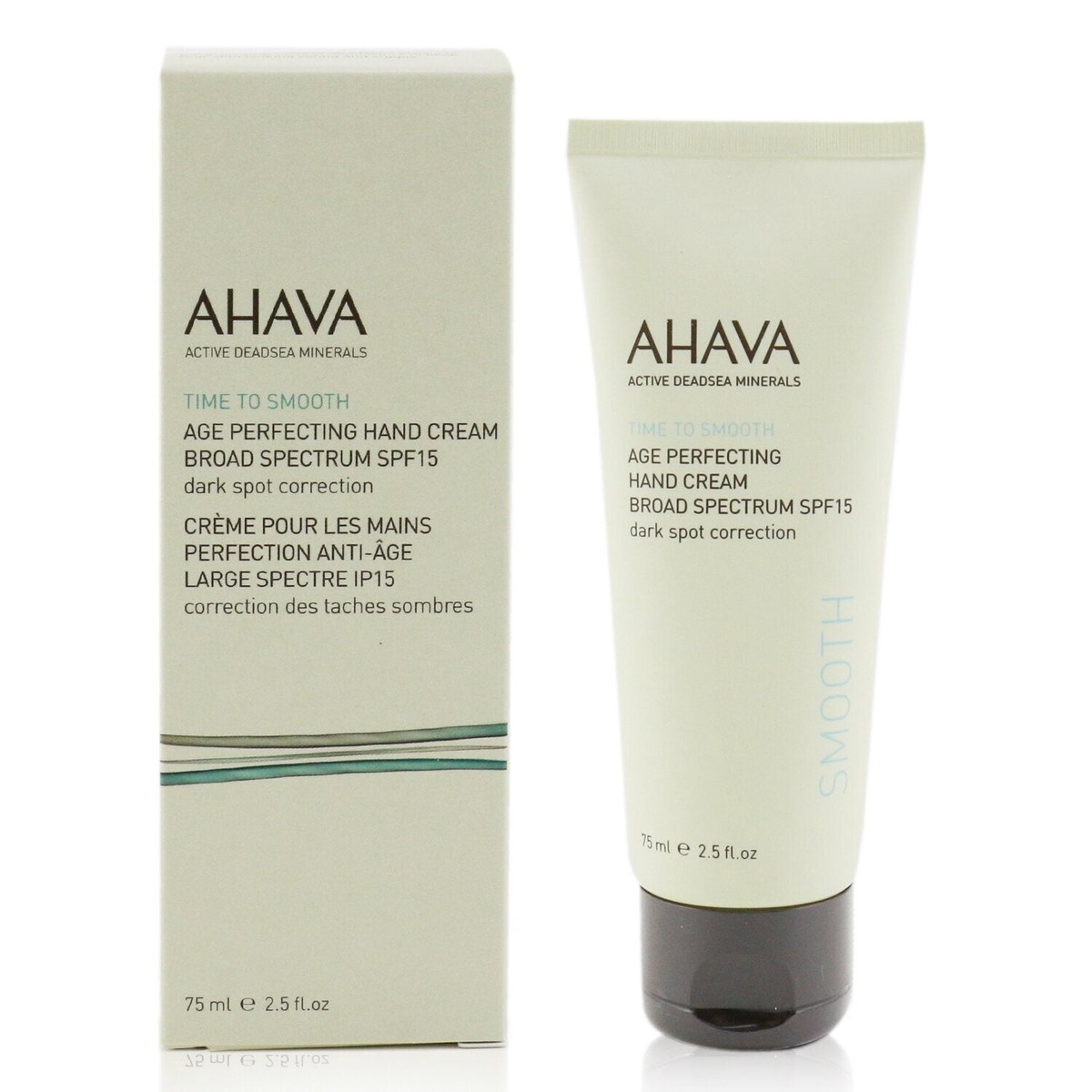 Ahava Time To Smooth Age Perfecting Hand Cream Broad Spectrum SPF15 75ml25oz