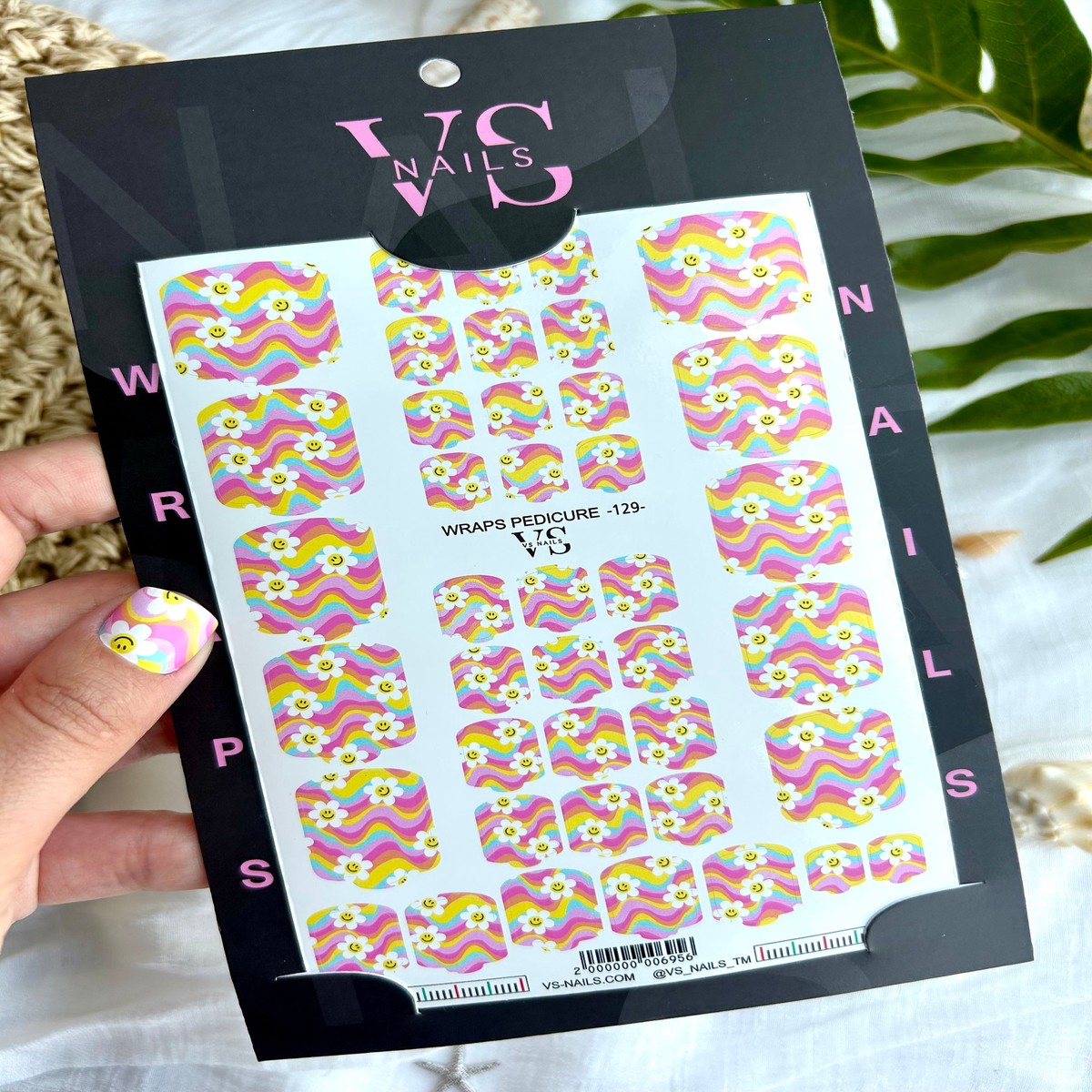 VS NAILS Pedicure Wraps Nr129