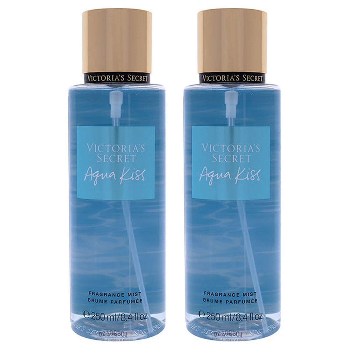 Victorias Secret Aqua Kiss by Victorias Secret for Women - 84 oz Fragrance Mist - Pack of 2