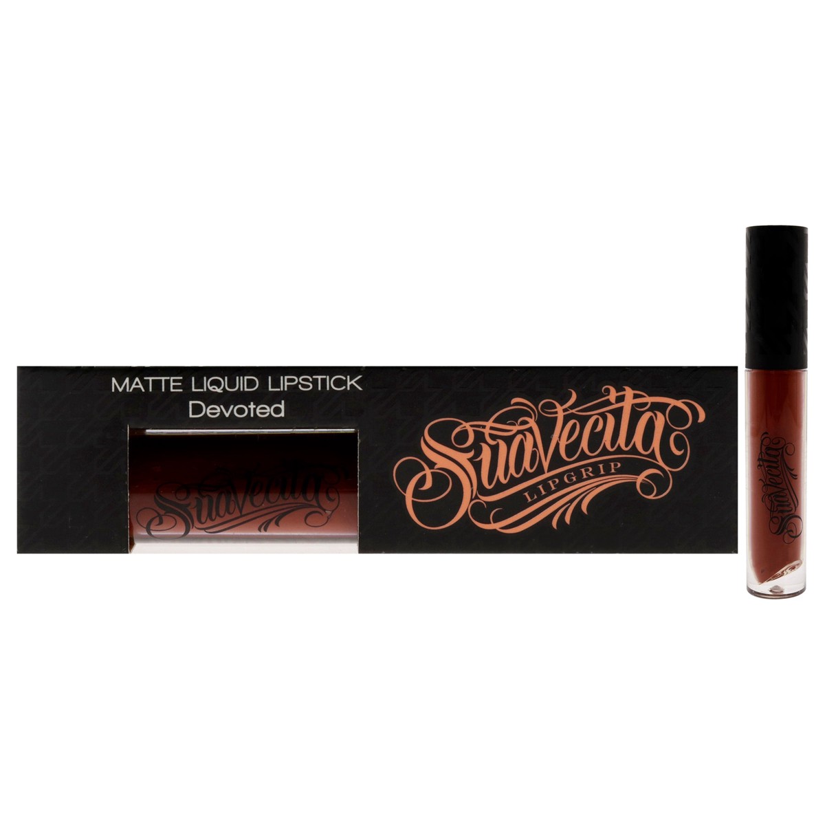 Suavecito Lipgrip Matte Liquid Lipstick - Devoted by Suavecito for Women - 0149 oz Lipstick