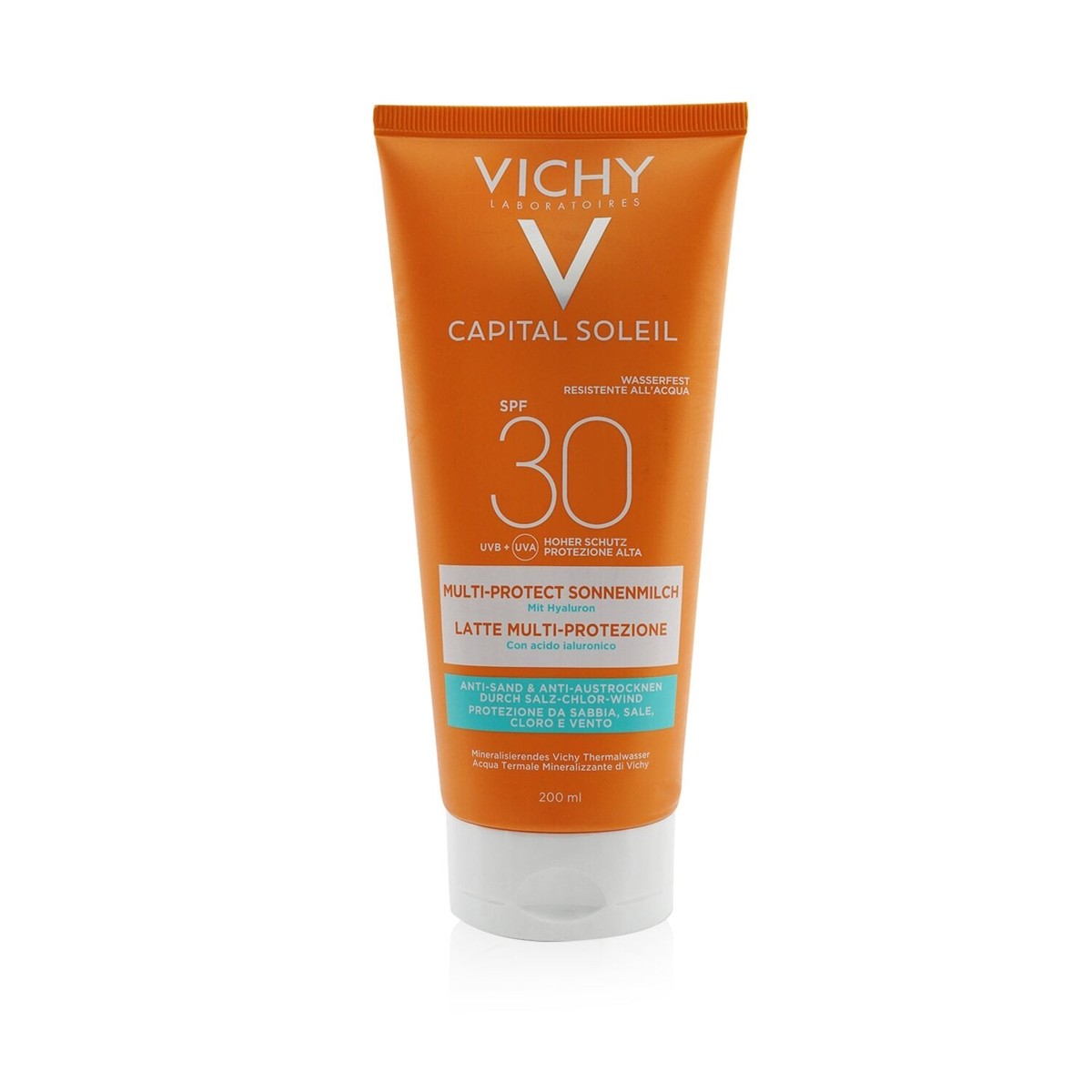 Vichy Capital Soleil Beach Protect Multi-Protection Milk SPF 30 (Water Resistant - Face Body) 200ml67oz