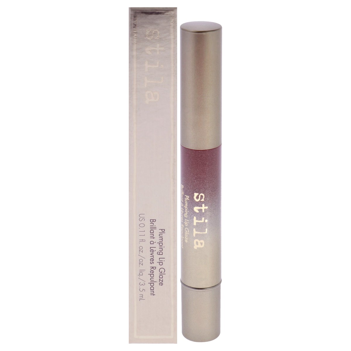 Stila Plumping Lip Glaze - Cinnamon by Stila for Women - 011 oz Lip Gloss
