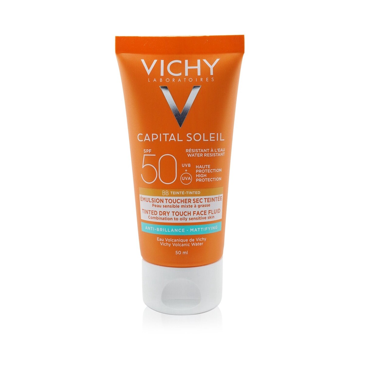 Vichy Capital Soleil Mattifying BB Tinted Face Fluid Dry Touch SPF 50 (Water Resistant) 50ml169oz