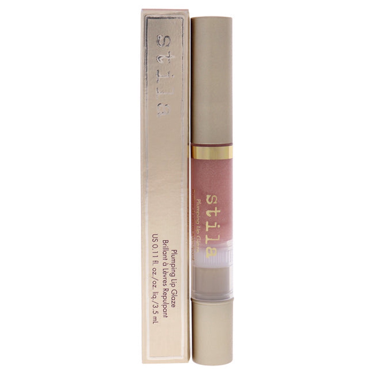 Stila Plumping Lip Glaze - Kitten by Stila for Women - 011 oz Lip Gloss