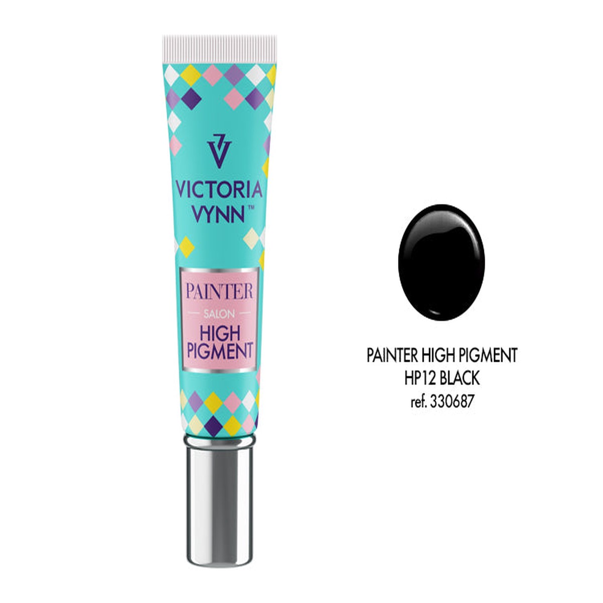 VICTORIA VYNN HIGH PIGMENT PAINTER HP12 BLACK 7ML