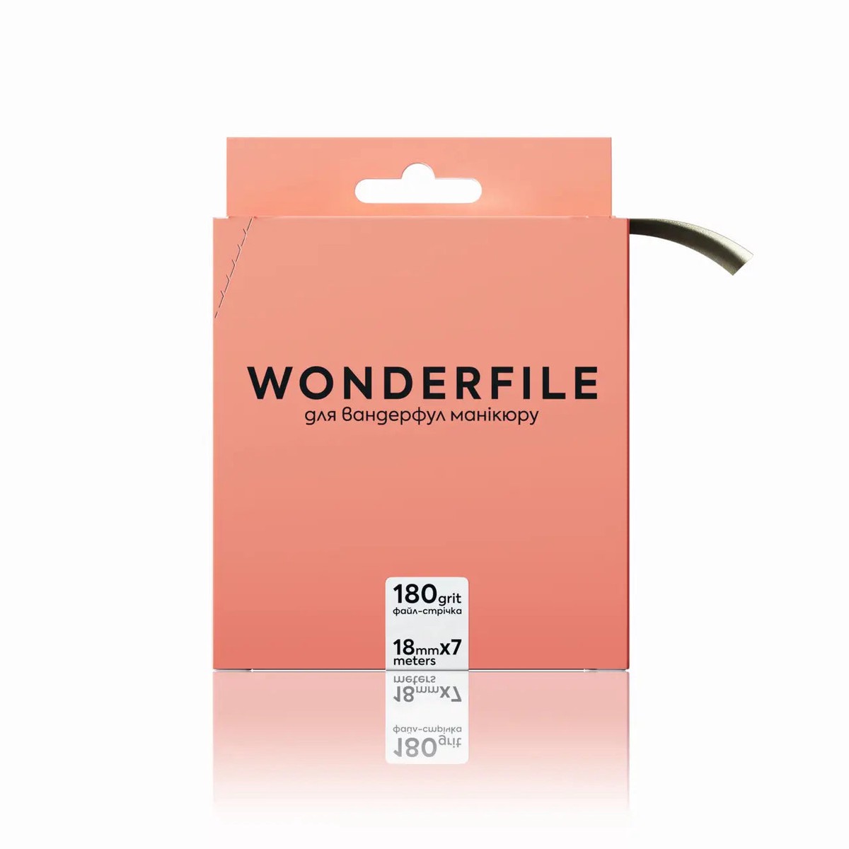 Wonderfile Interchangeable file-tape 160x18mm 180gr 7m
