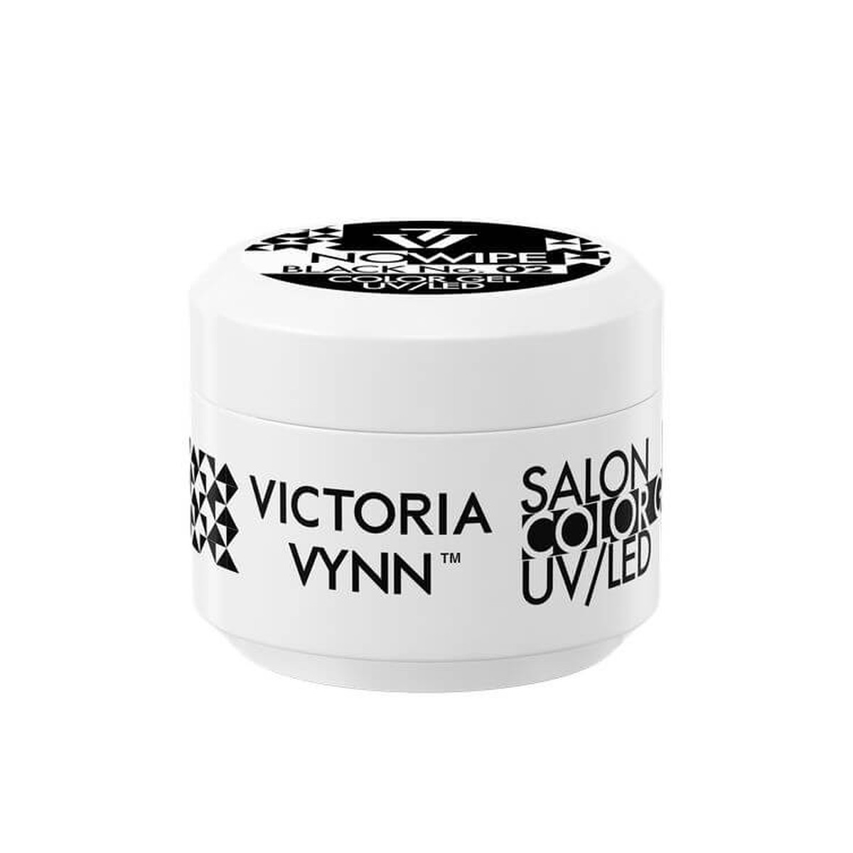 02 Salon Color Gel No Wipe Black 5ml