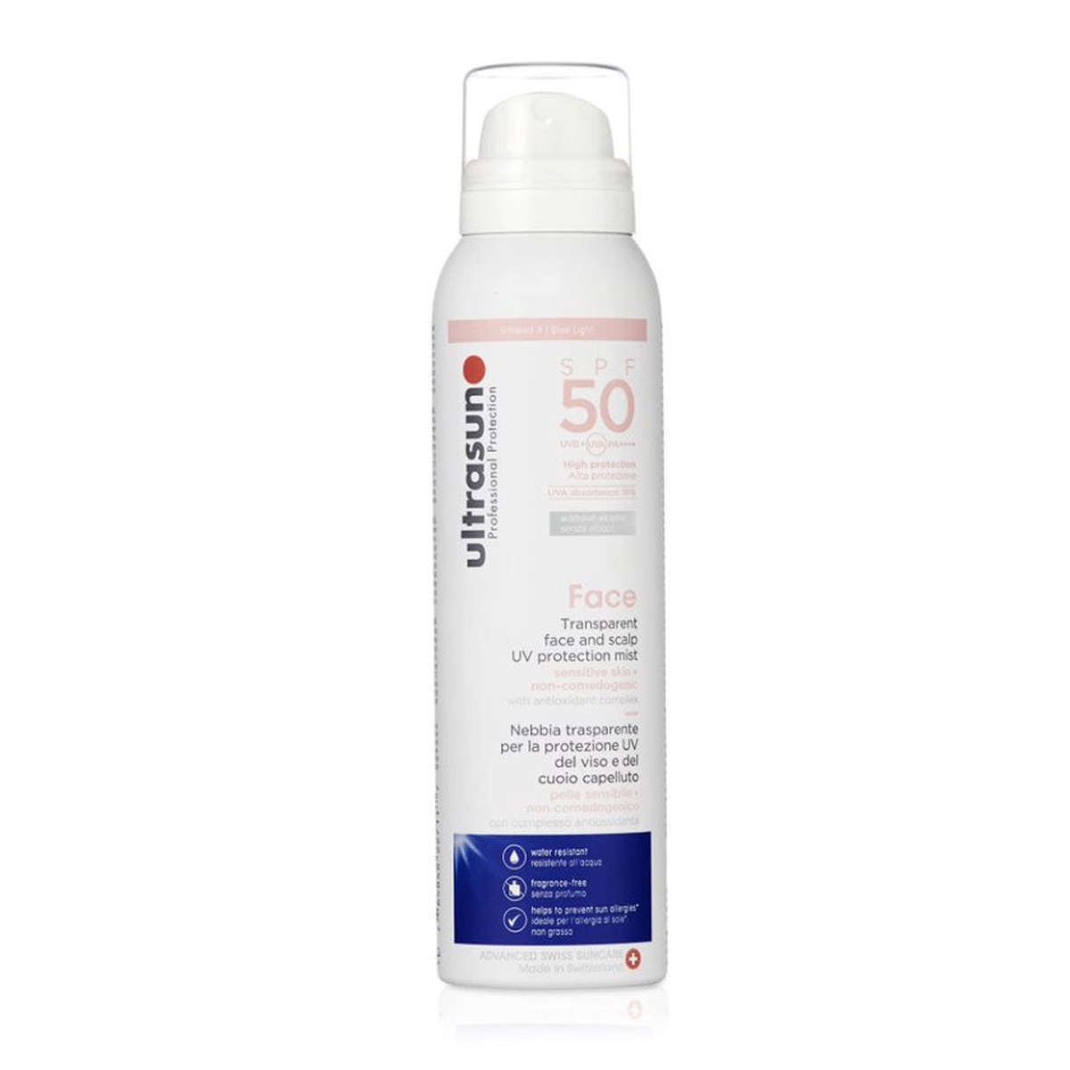 Ultrasun UV Face Scalp Mist SPF 50 150ml