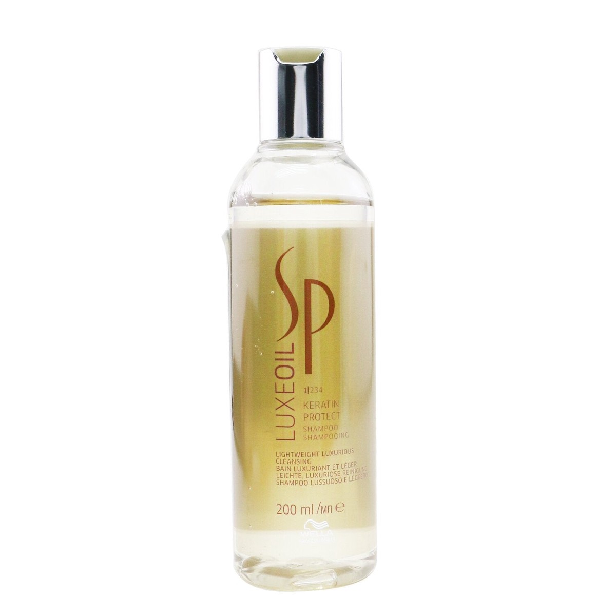 Wella SP Luxe Oil Keratin Protect Shampoo - Lightweight Luxurious Cleansing (Package Slightly Damaged) 200ml67oz