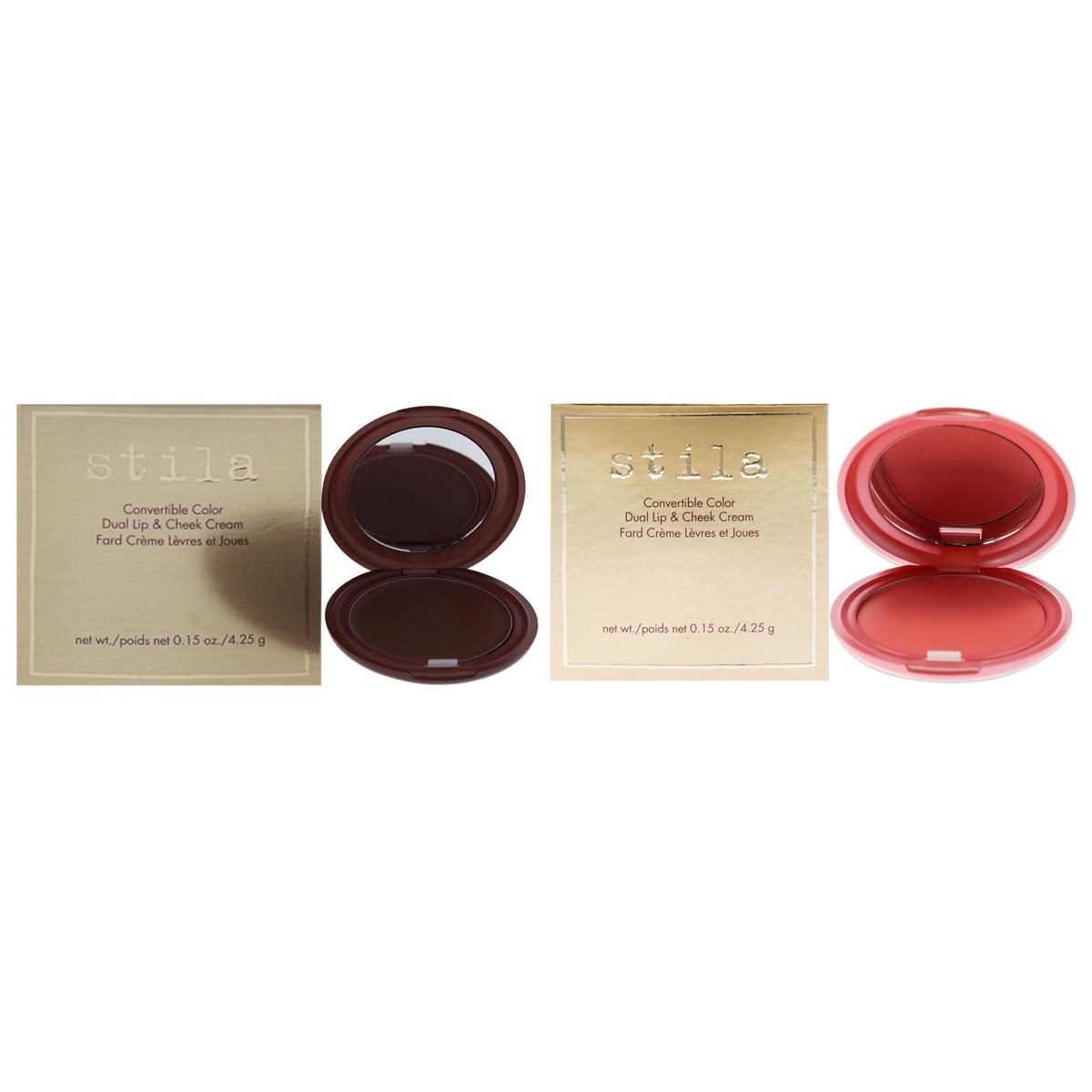 Stila Convertible Color Dual Lip and Cheek Cream Kit by Stila for Women - 2 Pc Kit 015oz Cream Blush - Magnolia Petunia