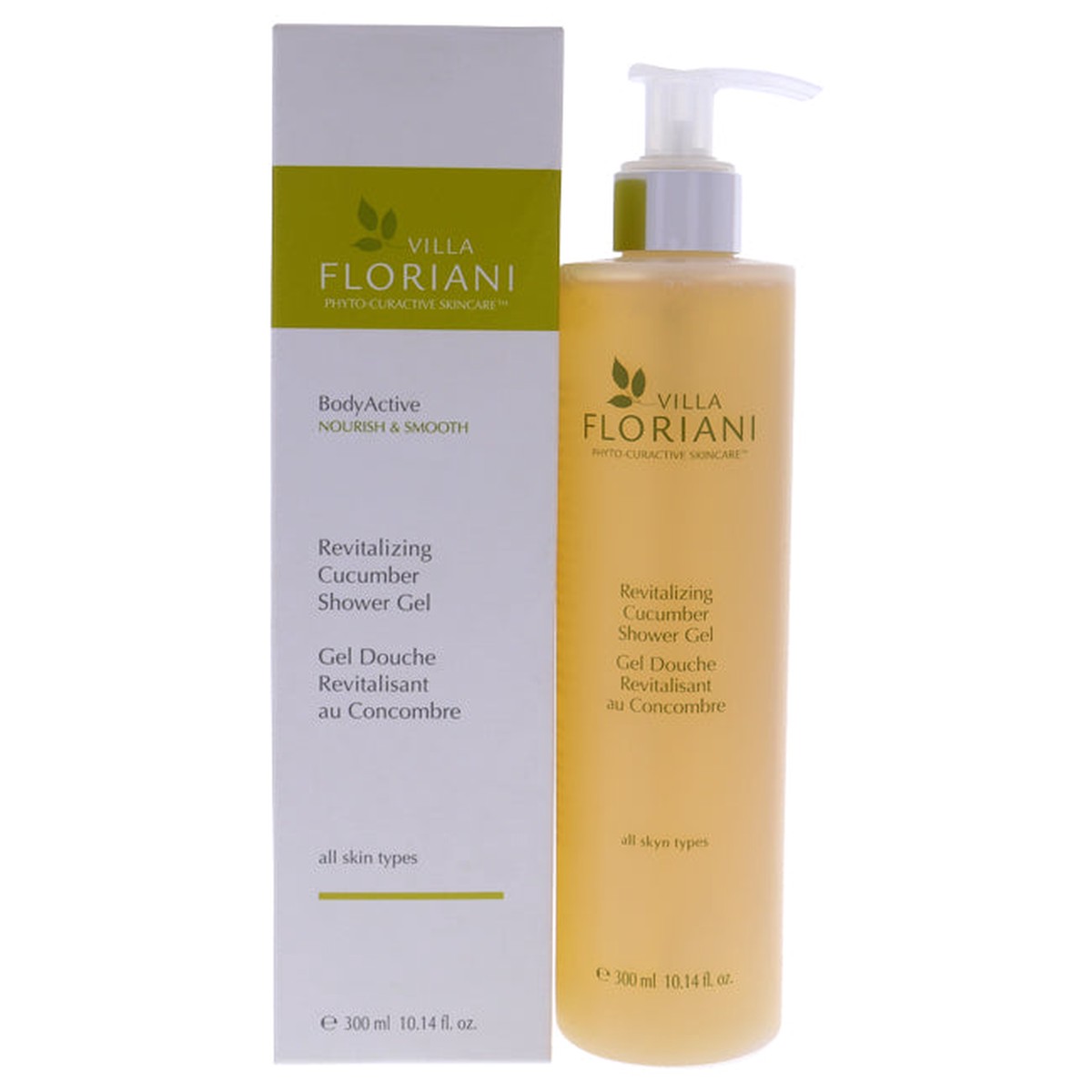 Villa Floriani Revitalizing Shower Gel - Cucumber by Villa Floriani for Women - 1014 oz Shower Gel