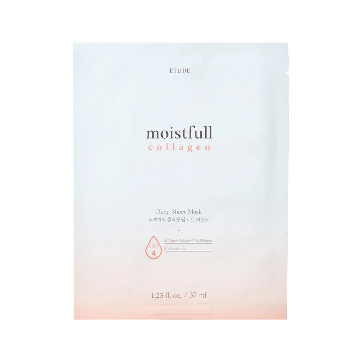 ETUDE Moistfull Collagen Deep Sheet Mask 37ml 1ea