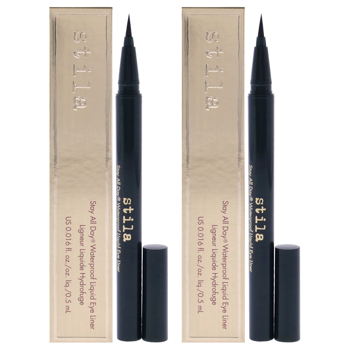 Stila Stay All Day Waterproof Liquid Eye Liner - Intense Jade by Stila for Women - 0016 oz Eyeliner - Pack of 2