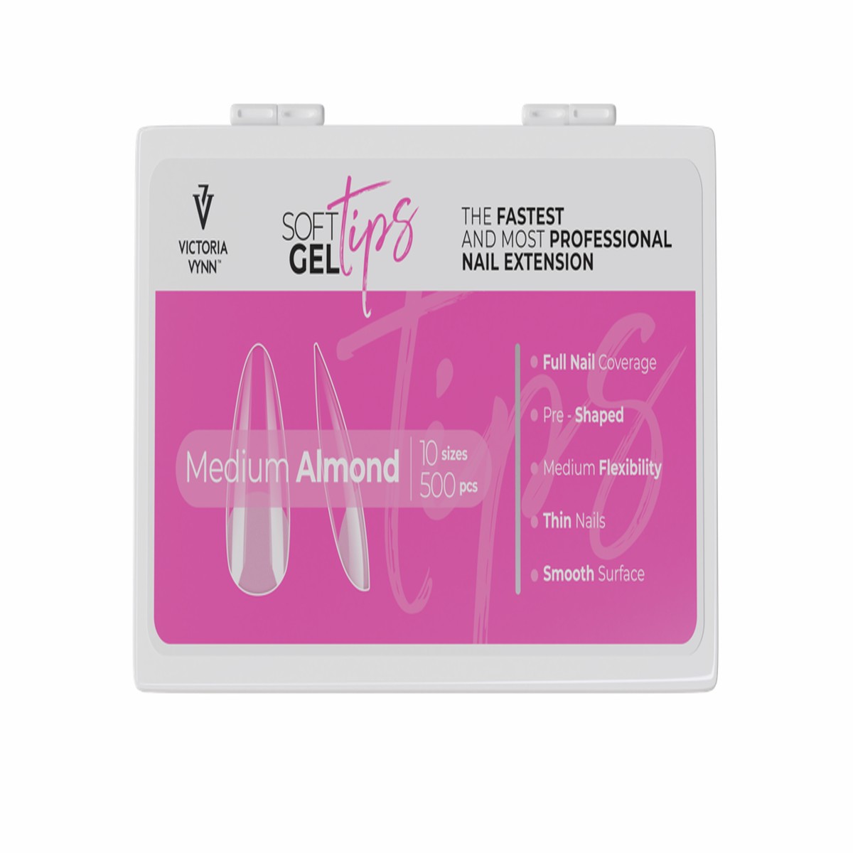 Victoria Vynn Gel tips - Medium Almond 500 pcs