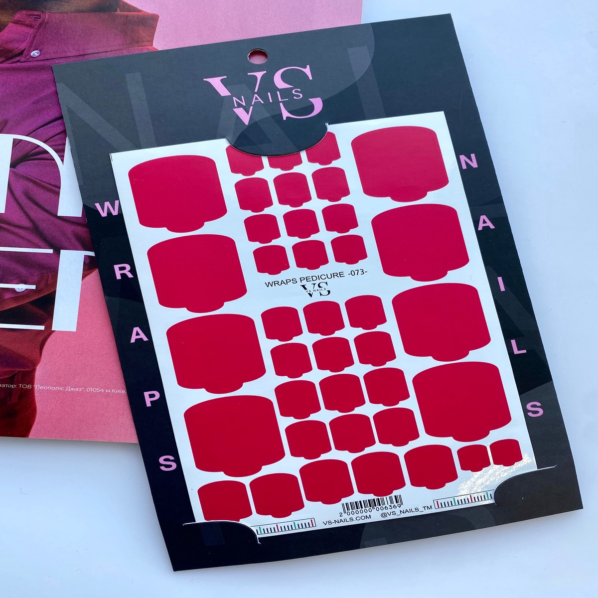 VS NAILS Pedicure Wraps Nr73