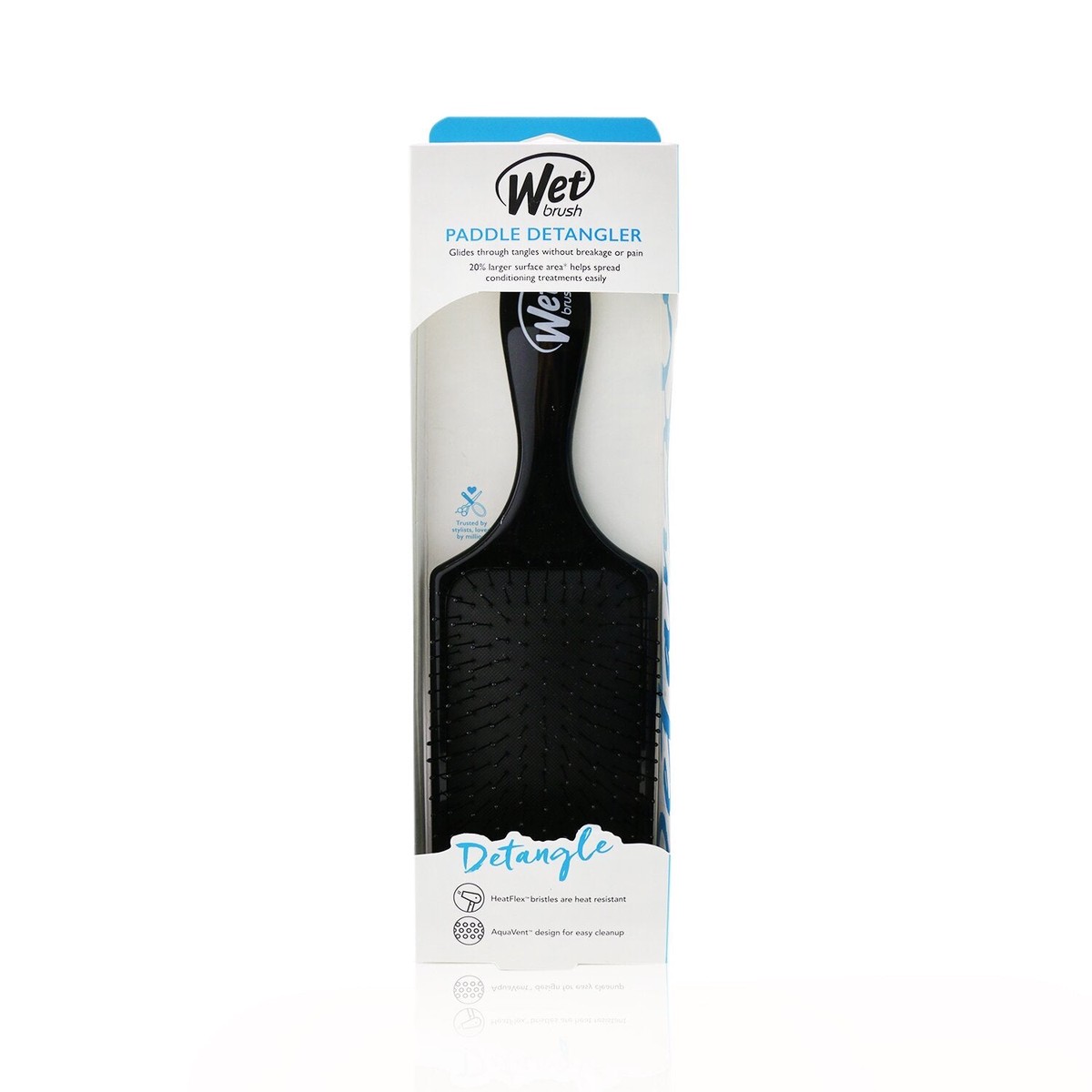 Wet Brush Paddle Detangler - Black 1pc