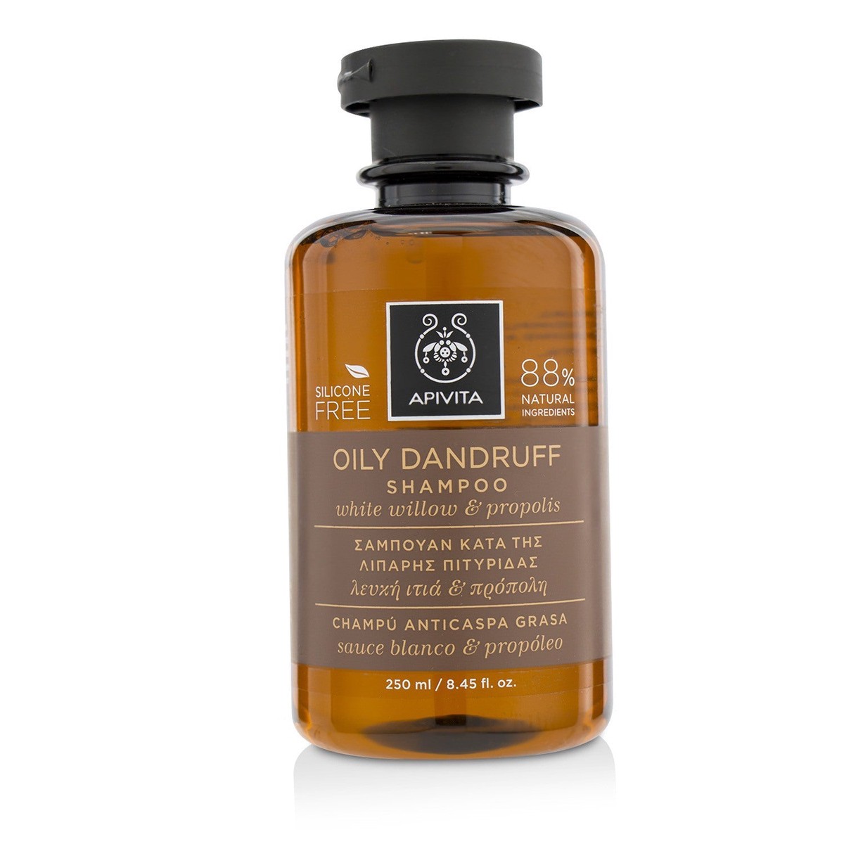 Apivita Oily Dandruff Shampoo with White Willow Propolis (For Oily Scalp) 250ml845oz